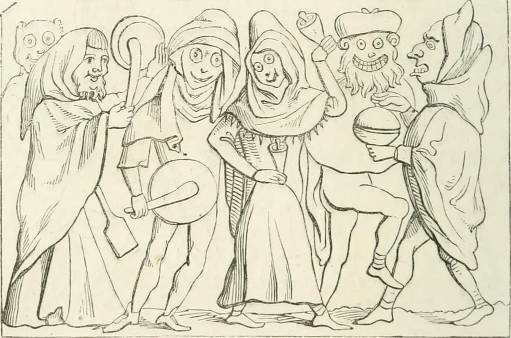 An illustration from Histoire de la caricature et du grotesque dans la littérature et dans l'art, 1875, leaf 120