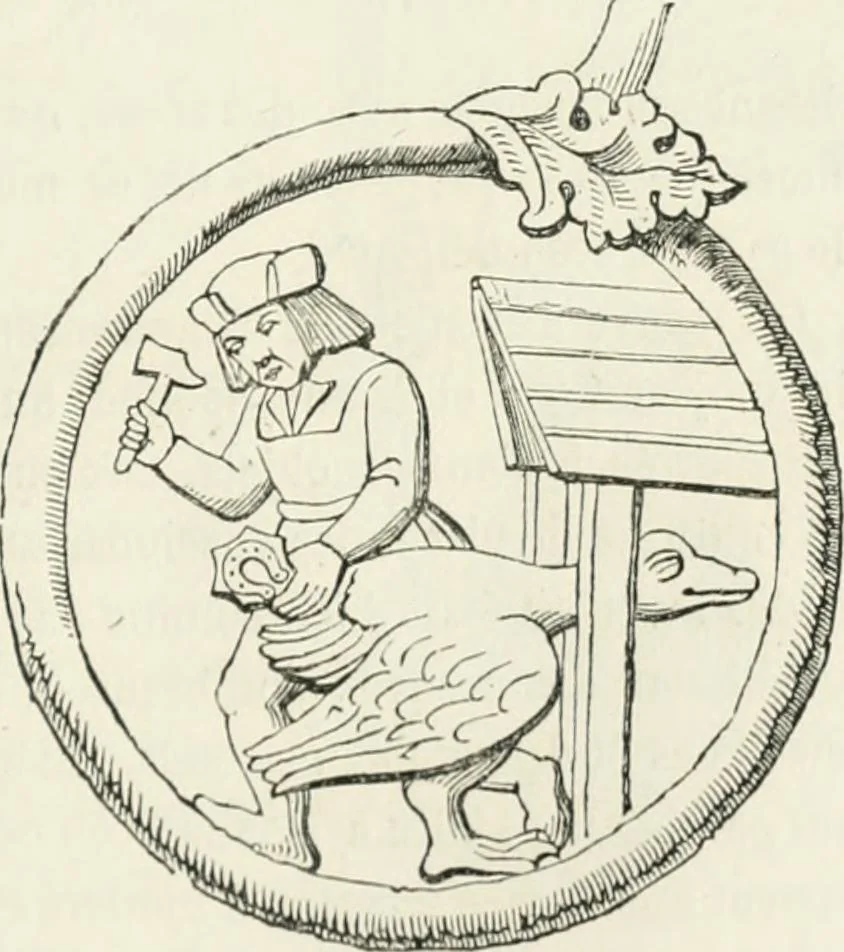An illustration from Histoire de la caricature et du grotesque dans la littérature et dans l'art, 1875, leaf 123