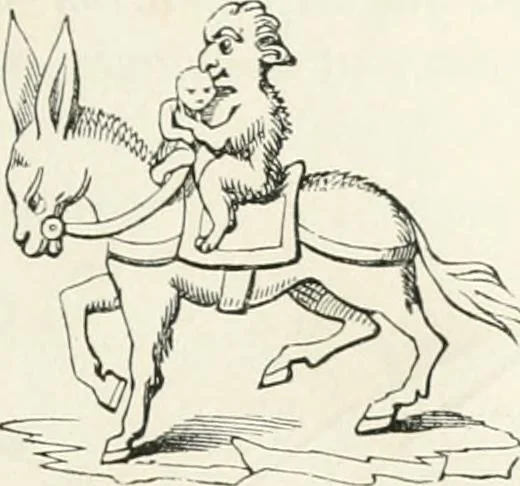 An illustration from Histoire de la caricature et du grotesque dans la littérature et dans l'art, 1875, leaf 127