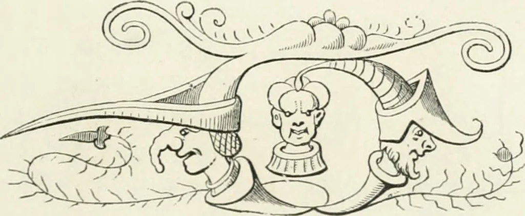 An illustration from Histoire de la caricature et du grotesque dans la littérature et dans l'art, 1875, leaf 131