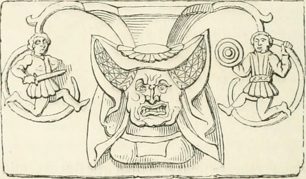 An illustration from Histoire de la caricature et du grotesque dans la littérature et dans l'art, 1875, leaf 132