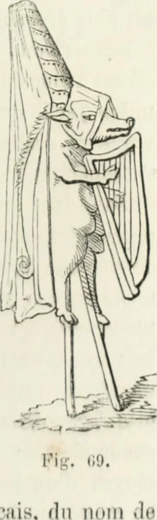 An illustration from Histoire de la caricature et du grotesque dans la littérature et dans l'art, 1875, leaf 133