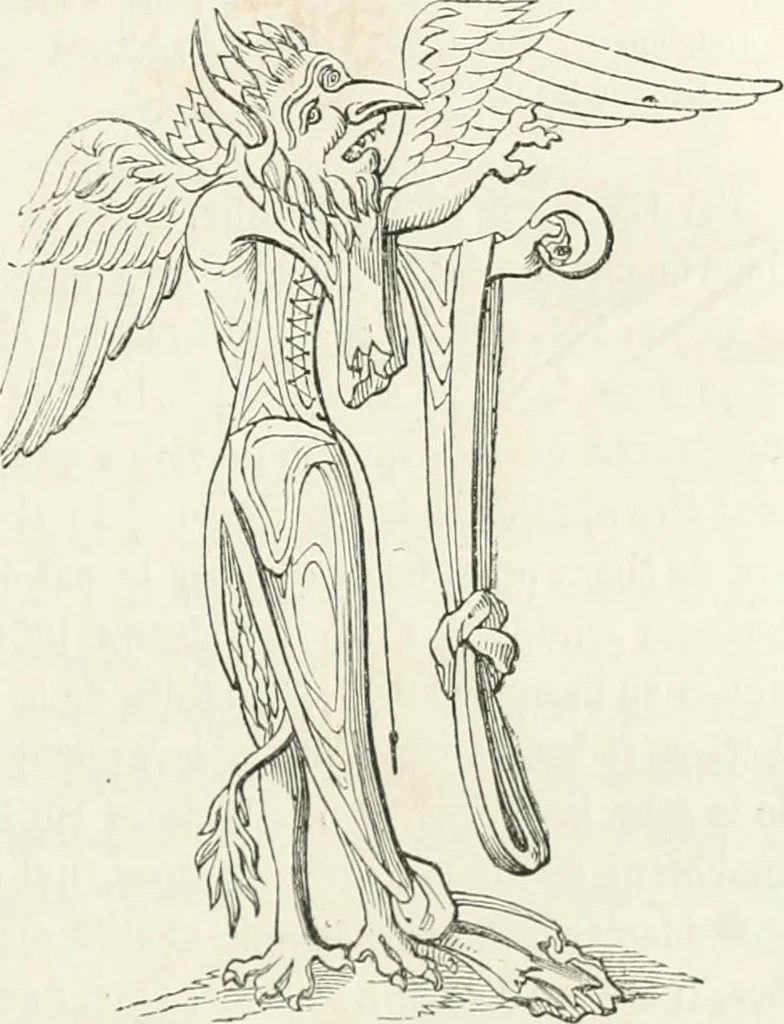 An illustration from Histoire de la caricature et du grotesque dans la littérature et dans l'art, 1875, leaf 135