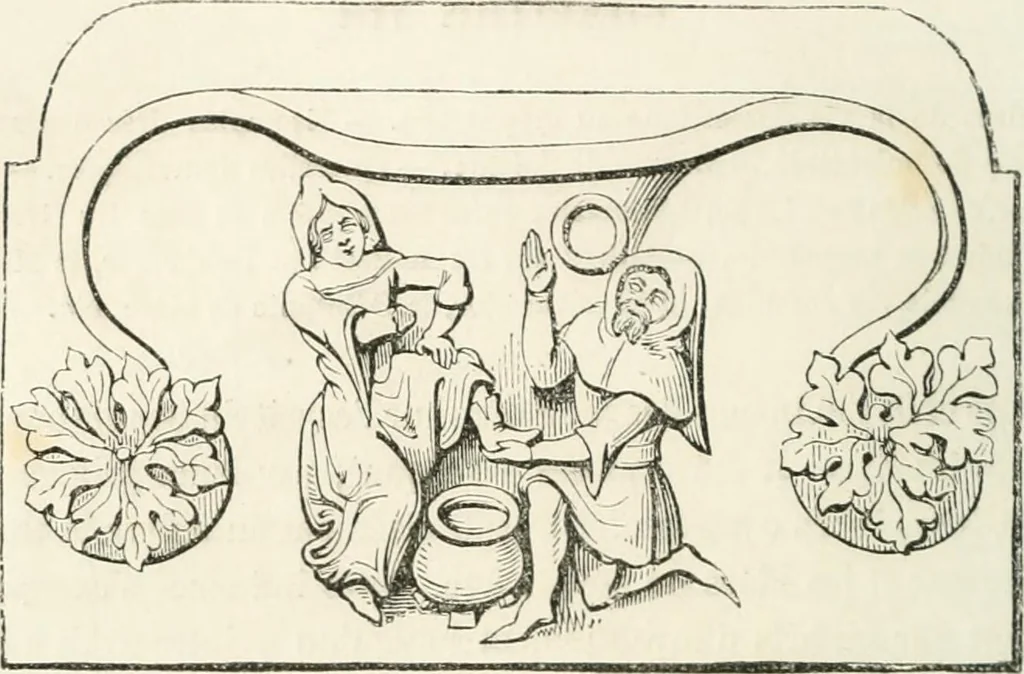 An illustration from Histoire de la caricature et du grotesque dans la littérature et dans l'art, 1875, leaf 148