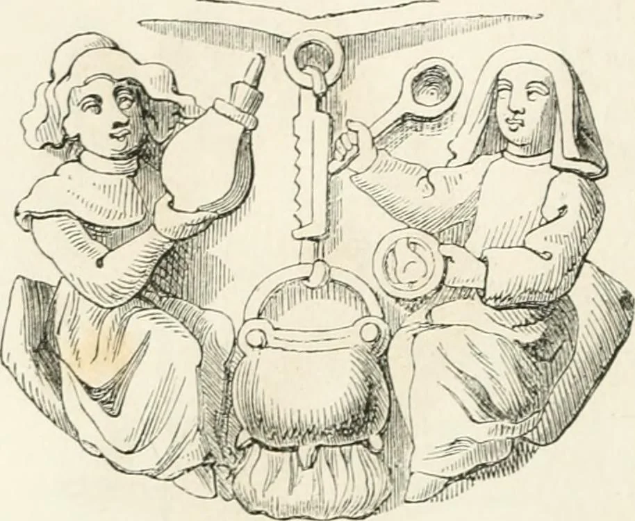 An illustration from Histoire de la caricature et du grotesque dans la littérature et dans l'art, 1875, leaf 150
