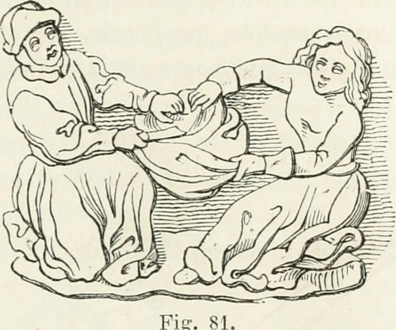 An illustration from Histoire de la caricature et du grotesque dans la littérature et dans l'art, 1875, leaf 155