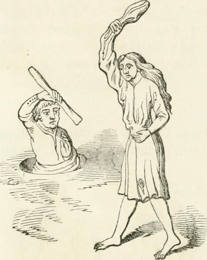 An illustration from Histoire de la caricature et du grotesque dans la littérature et dans l'art, 1875, leaf 156