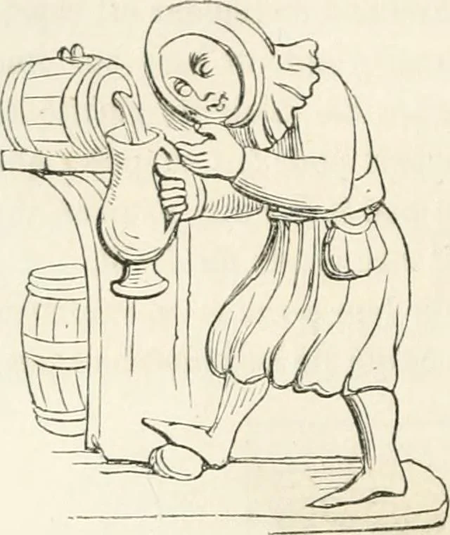 An illustration from Histoire de la caricature et du grotesque dans la littérature et dans l'art, 1875, leaf 164