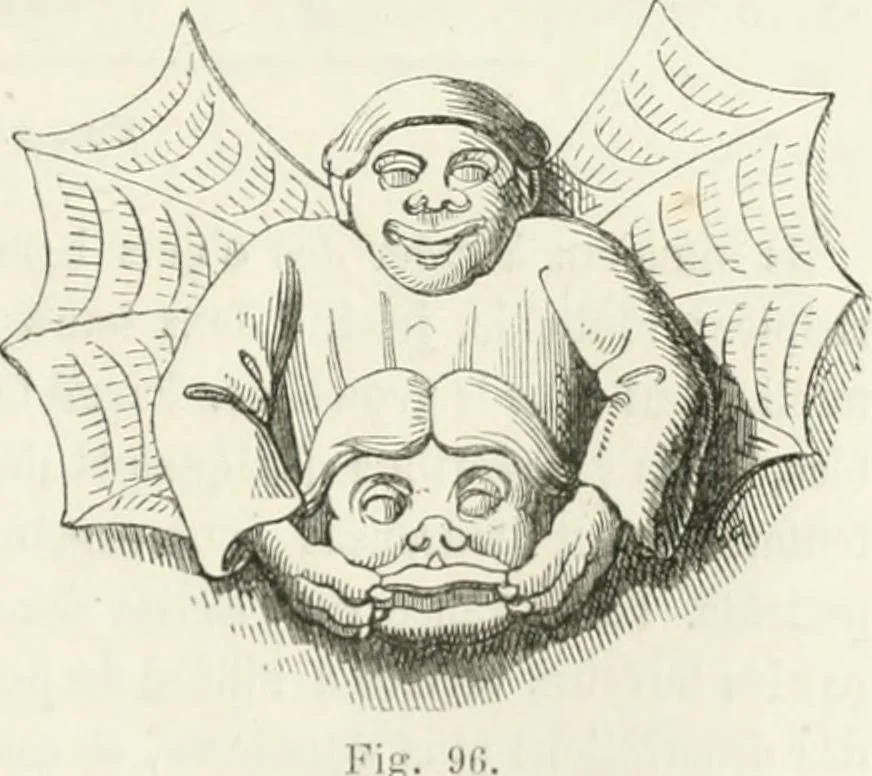 An illustration from Histoire de la caricature et du grotesque dans la littérature et dans l'art, 1875, leaf 169