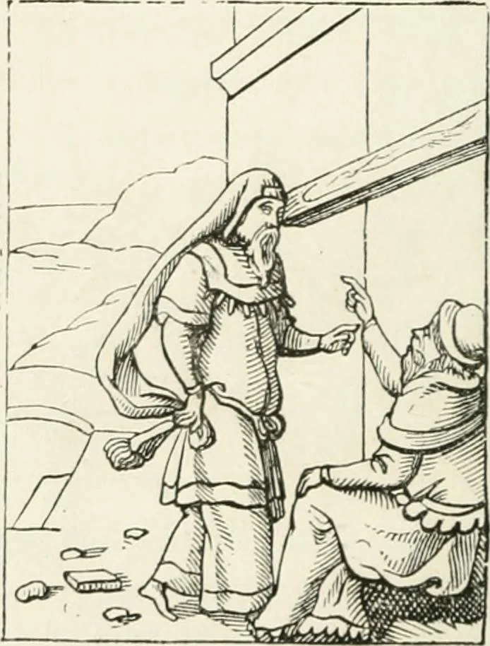 An illustration from Histoire de la caricature et du grotesque dans la littérature et dans l'art, 1875, leaf 178