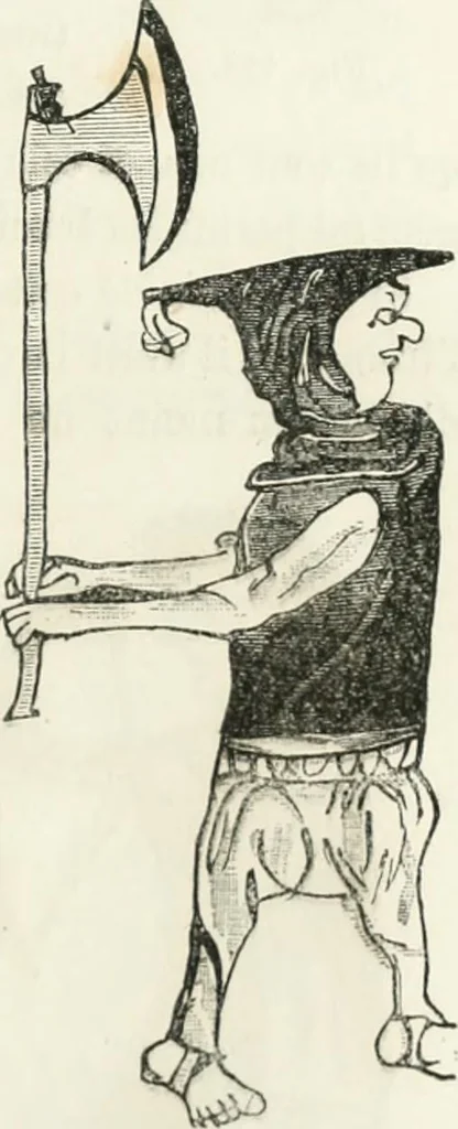 An illustration from Histoire de la caricature et du grotesque dans la littérature et dans l'art, 1875, leaf 197
