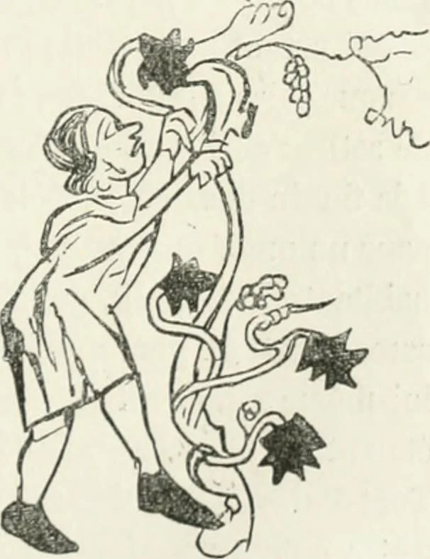An illustration from Histoire de la caricature et du grotesque dans la littérature et dans l'art, 1875, leaf 199
