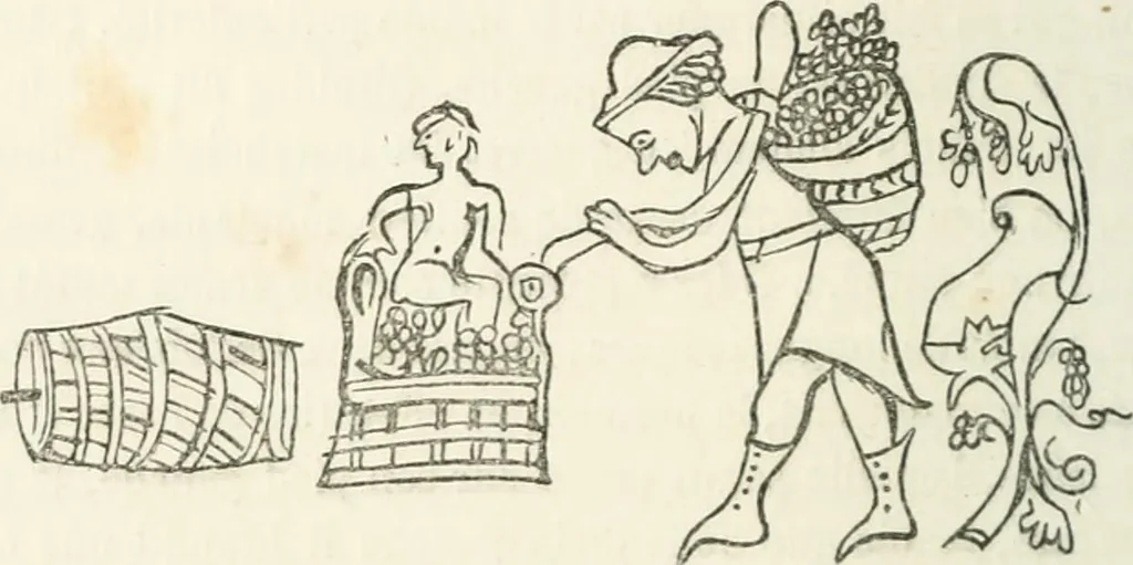 An illustration from Histoire de la caricature et du grotesque dans la littérature et dans l'art, 1875, leaf 200