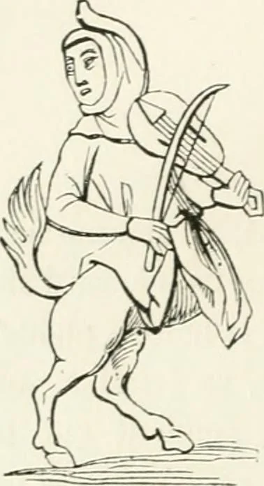 An illustration from Histoire de la caricature et du grotesque dans la littérature et dans l'art, 1875, leaf 210