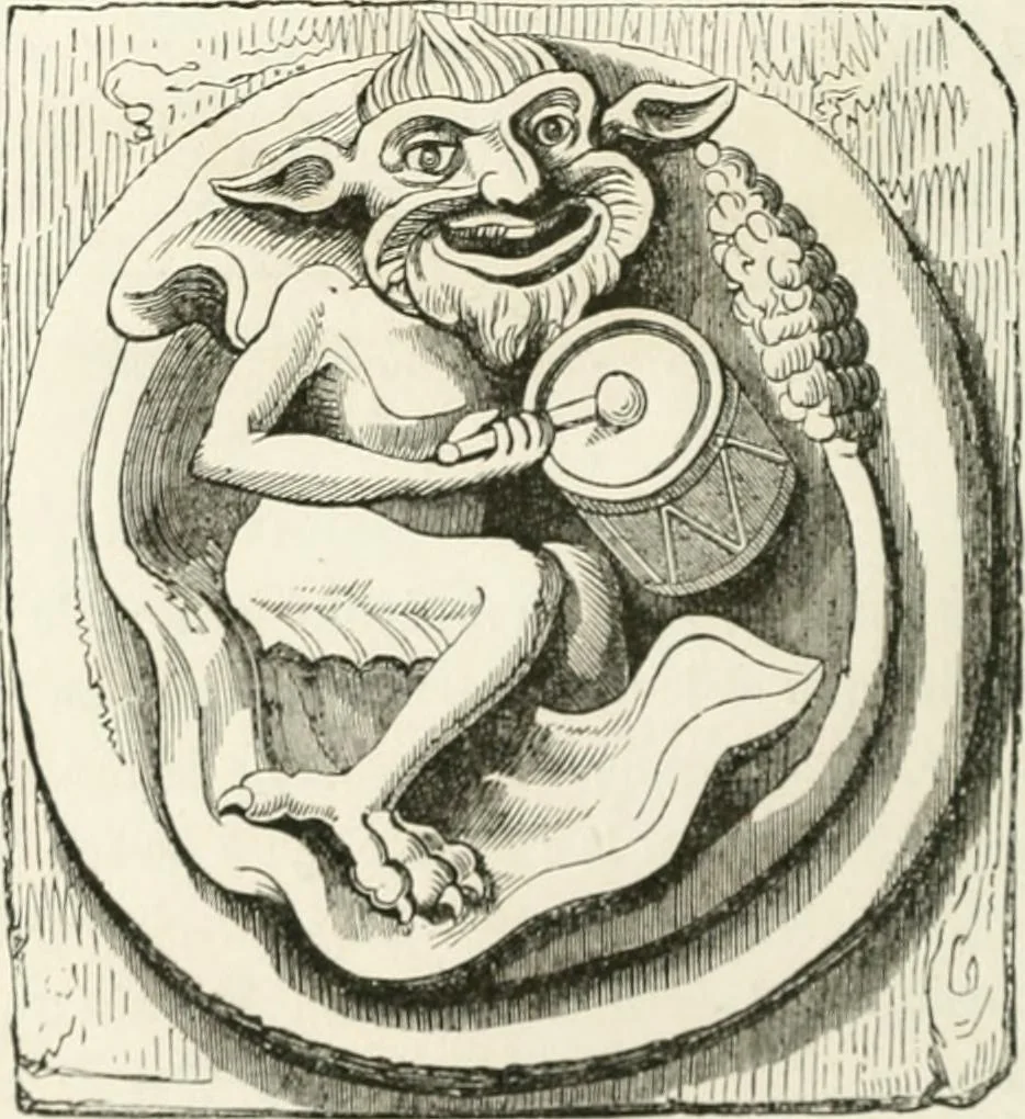 An illustration from Histoire de la caricature et du grotesque dans la littérature et dans l'art, 1875, leaf 214
