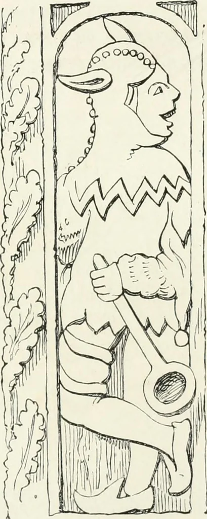 An illustration from Histoire de la caricature et du grotesque dans la littérature et dans l'art, 1875, leaf 223