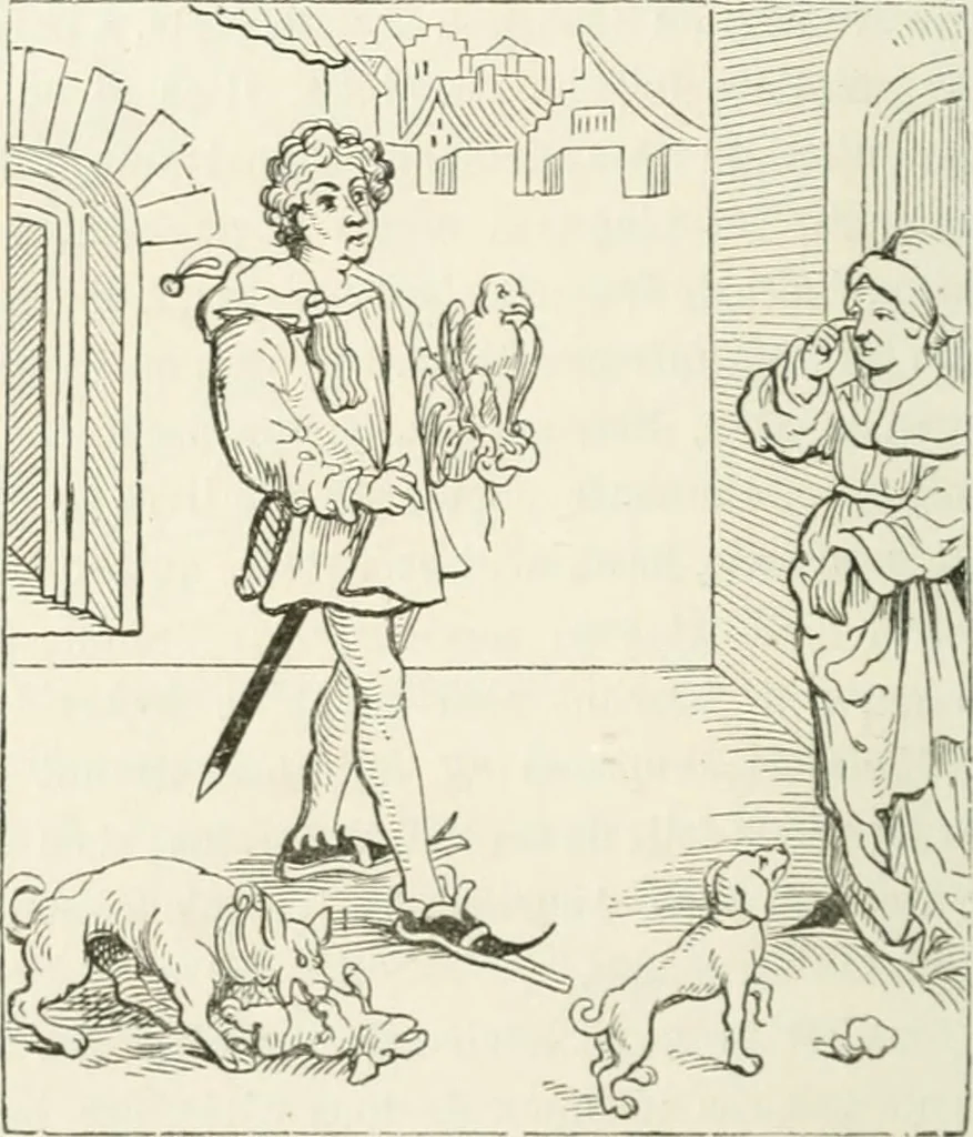An illustration from Histoire de la caricature et du grotesque dans la littérature et dans l'art, 1875, leaf 234