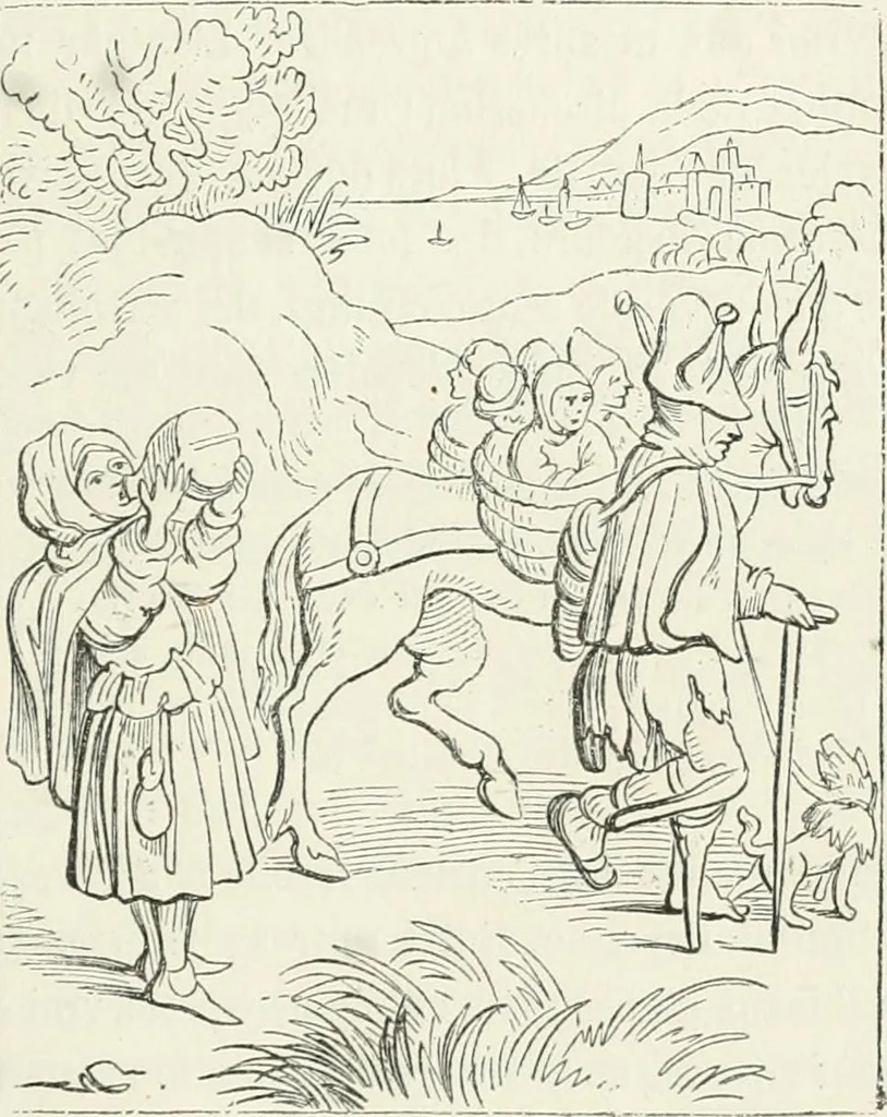 An illustration from Histoire de la caricature et du grotesque dans la littérature et dans l'art, 1875, leaf 235