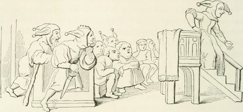 An illustration from Histoire de la caricature et du grotesque dans la littérature et dans l'art, 1875, leaf 242