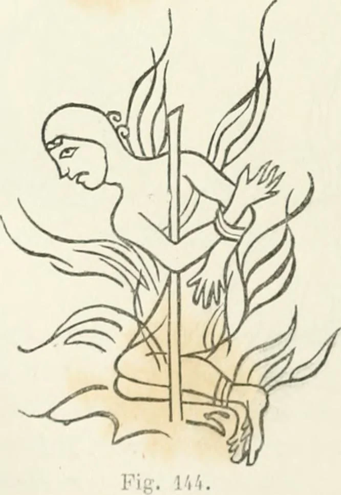 An illustration from Histoire de la caricature et du grotesque dans la littérature et dans l'art, 1875, leaf 264