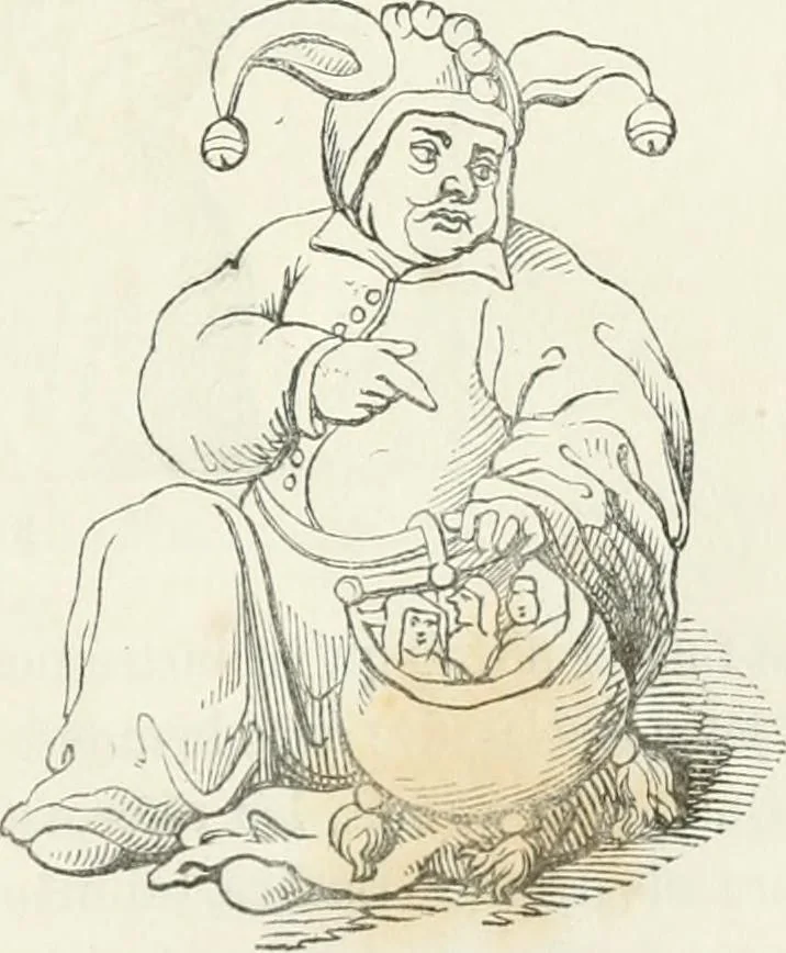 An illustration from Histoire de la caricature et du grotesque dans la littérature et dans l'art, 1875, leaf 265