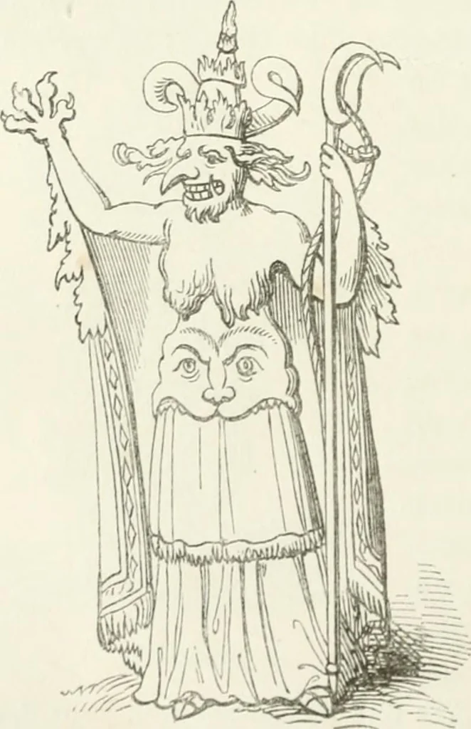 An illustration from Histoire de la caricature et du grotesque dans la littérature et dans l'art, 1875, leaf 270