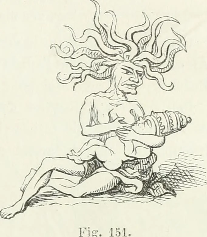 An illustration from Histoire de la caricature et du grotesque dans la littérature et dans l'art, 1875, leaf 271
