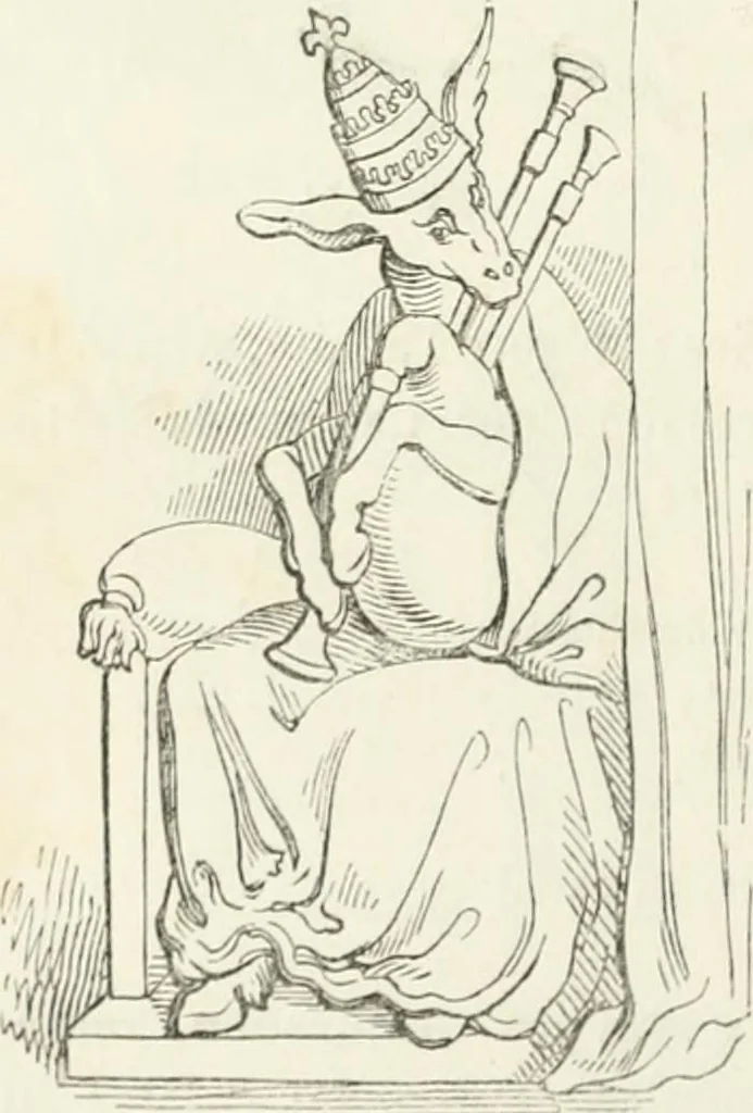 An illustration from Histoire de la caricature et du grotesque dans la littérature et dans l'art, 1875, leaf 272