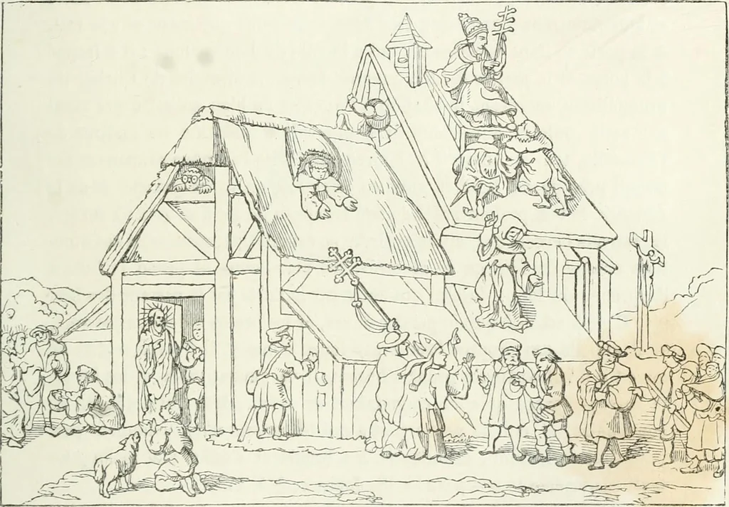 An illustration from Histoire de la caricature et du grotesque dans la littérature et dans l'art, 1875, leaf 273
