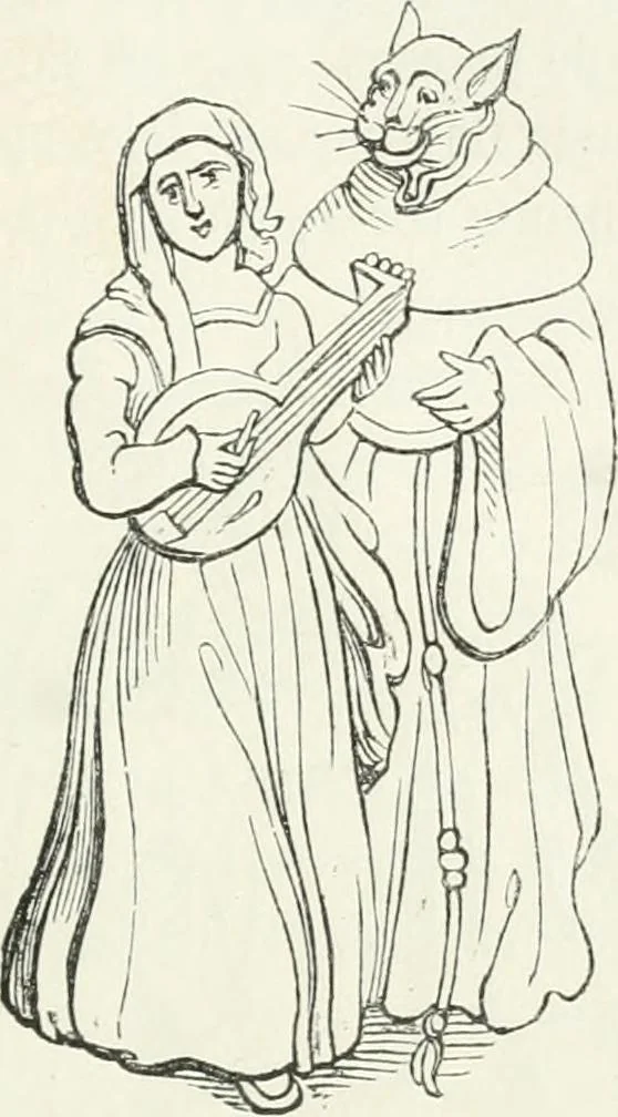 An illustration from Histoire de la caricature et du grotesque dans la littérature et dans l'art, 1875, leaf 275