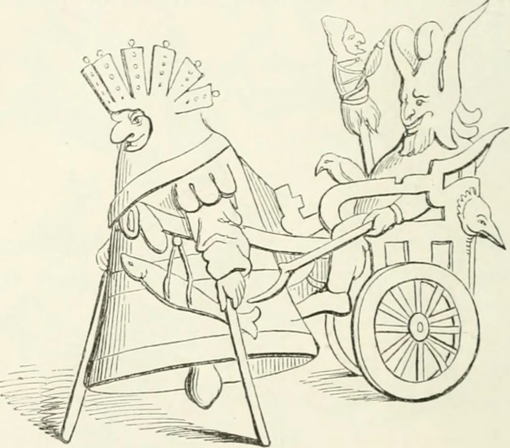 An illustration from Histoire de la caricature et du grotesque dans la littérature et dans l'art, 1875, leaf 306