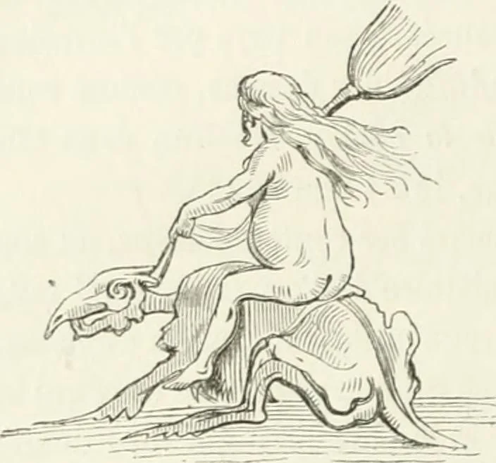 An illustration from Histoire de la caricature et du grotesque dans la littérature et dans l'art, 1875, leaf 318