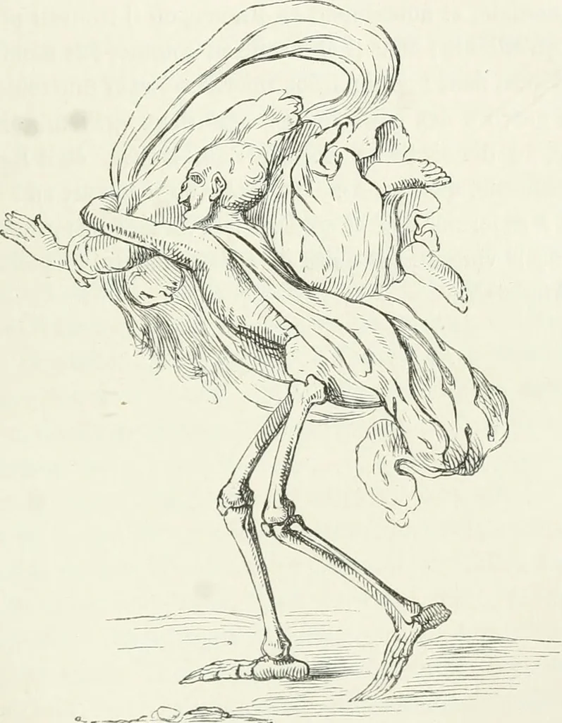 An illustration from Histoire de la caricature et du grotesque dans la littérature et dans l'art, 1875, leaf 319