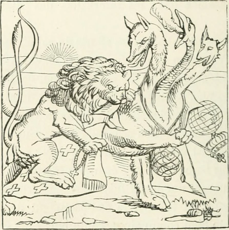 An illustration from Histoire de la caricature et du grotesque dans la littérature et dans l'art, 1875, leaf 362