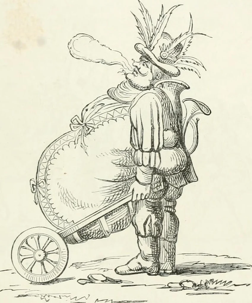 An illustration from Histoire de la caricature et du grotesque dans la littérature et dans l'art, 1875, leaf 363