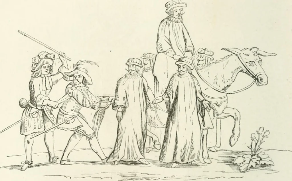 An illustration from Histoire de la caricature et du grotesque dans la littérature et dans l'art, 1875, leaf 364