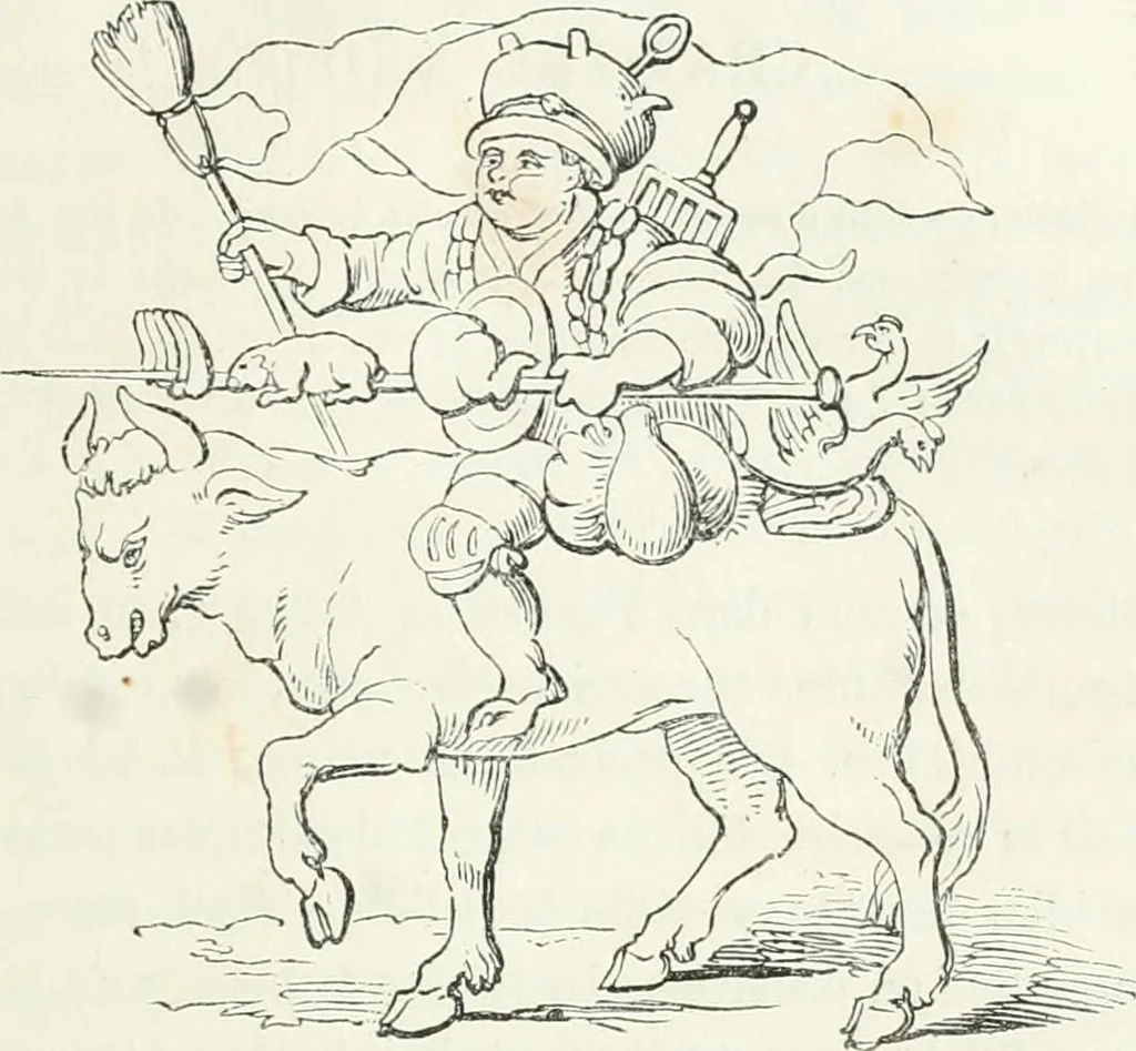 An illustration from Histoire de la caricature et du grotesque dans la littérature et dans l'art, 1875, leaf 379