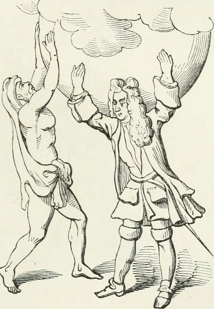 An illustration from Histoire de la caricature et du grotesque dans la littérature et dans l'art, 1875, leaf 419