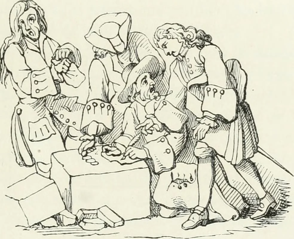 An illustration from Histoire de la caricature et du grotesque dans la littérature et dans l'art, 1875, leaf 421