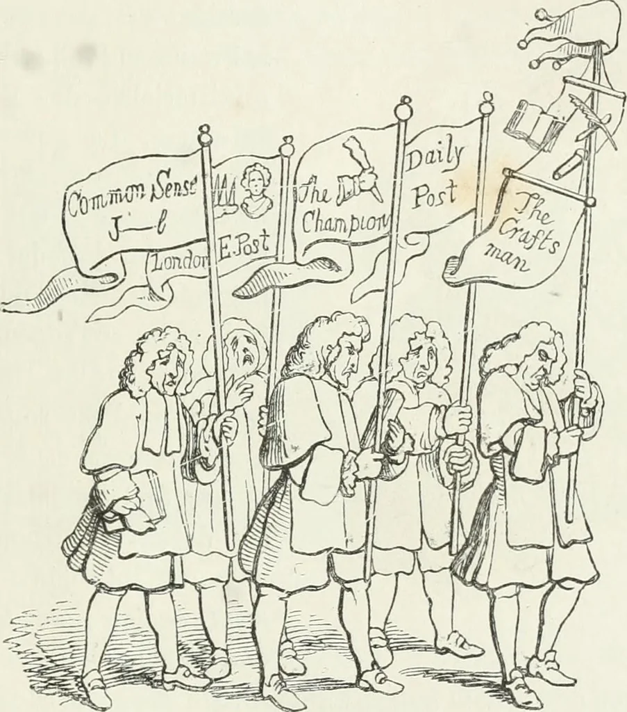 An illustration from Histoire de la caricature et du grotesque dans la littérature et dans l'art, 1875, leaf 427