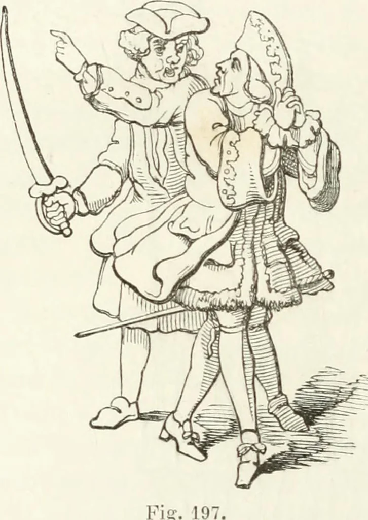 An illustration from Histoire de la caricature et du grotesque dans la littérature et dans l'art, 1875, leaf 428