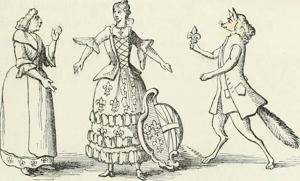 An illustration from Histoire de la caricature et du grotesque dans la littérature et dans l'art, 1875, leaf 429