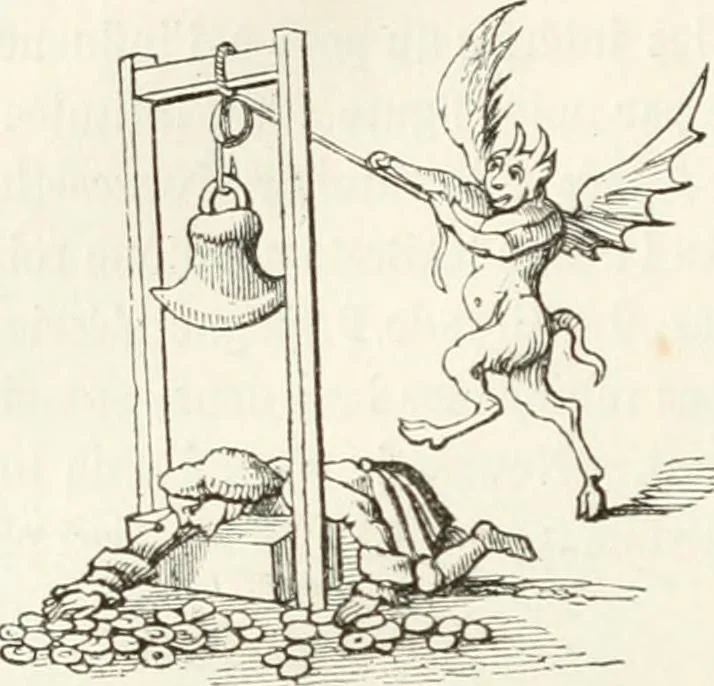 An illustration from Histoire de la caricature et du grotesque dans la littérature et dans l'art, 1875, leaf 430