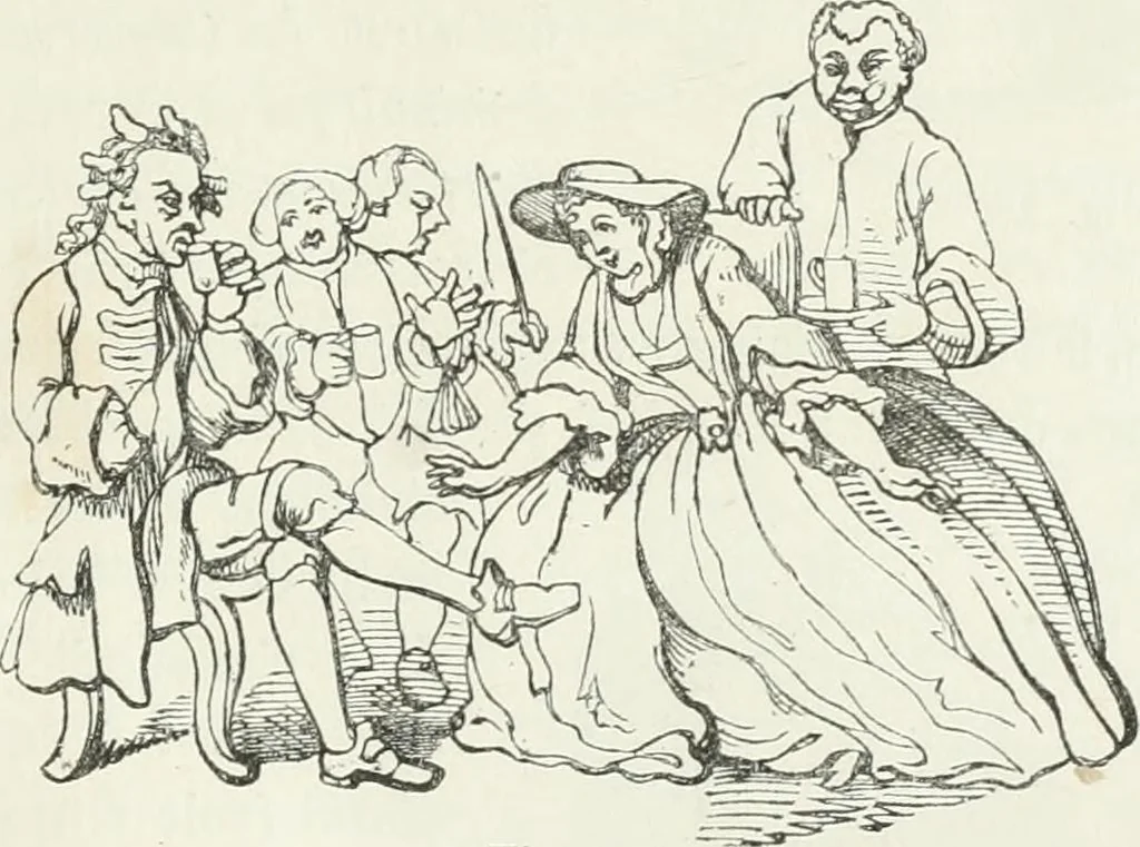 An illustration from Histoire de la caricature et du grotesque dans la littérature et dans l'art, 1875, leaf 439