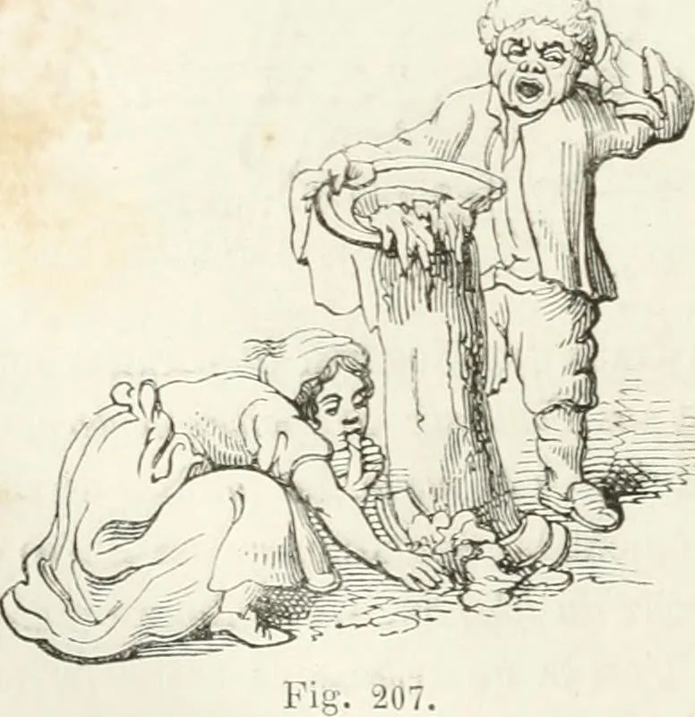An illustration from Histoire de la caricature et du grotesque dans la littérature et dans l'art, 1875, leaf 440
