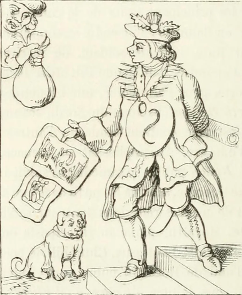 An illustration from Histoire de la caricature et du grotesque dans la littérature et dans l'art, 1875, leaf 448