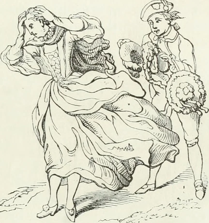 An illustration from Histoire de la caricature et du grotesque dans la littérature et dans l'art, 1875, leaf 451