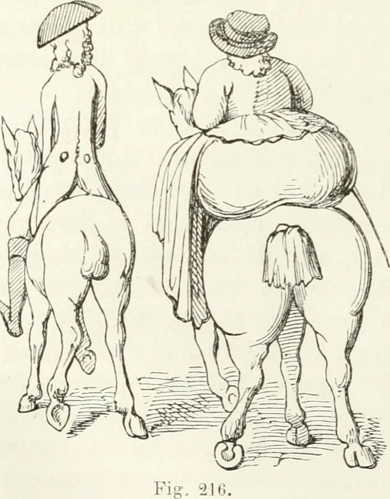 An illustration from Histoire de la caricature et du grotesque dans la littérature et dans l'art, 1875, leaf 454