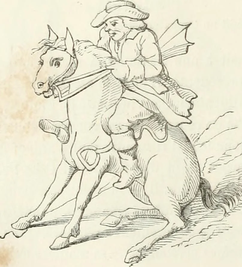 An illustration from Histoire de la caricature et du grotesque dans la littérature et dans l'art, 1875, leaf 456