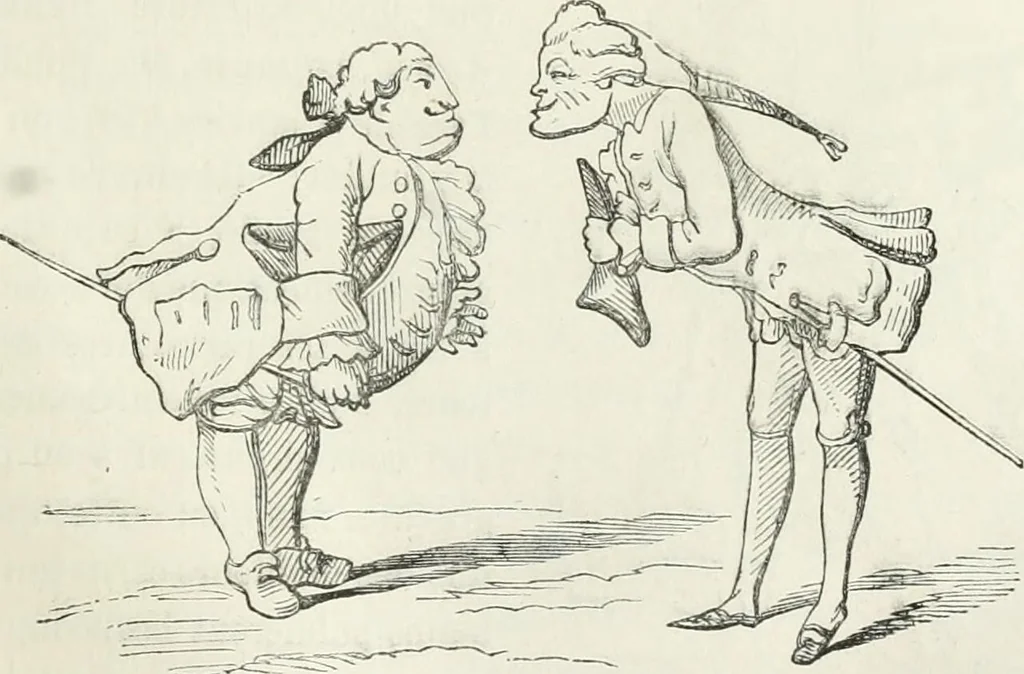 An illustration from Histoire de la caricature et du grotesque dans la littérature et dans l'art, 1875, leaf 457